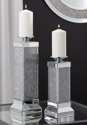 A2000410  Charline Candle Holder (Set of 2)