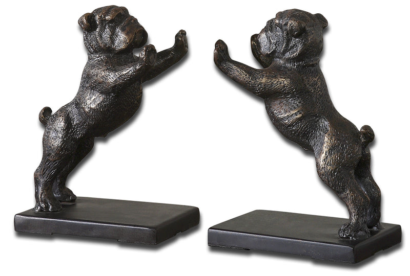 Bulldogs Bookends, S/2