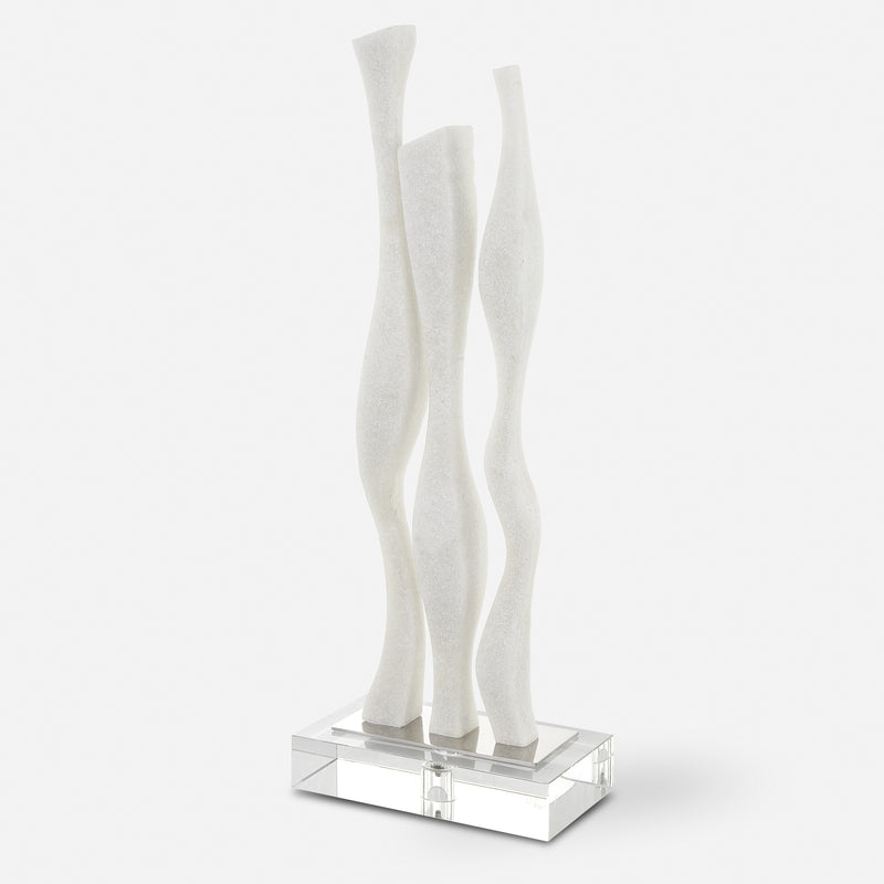 Uttermost Gale White Marble Sculpture