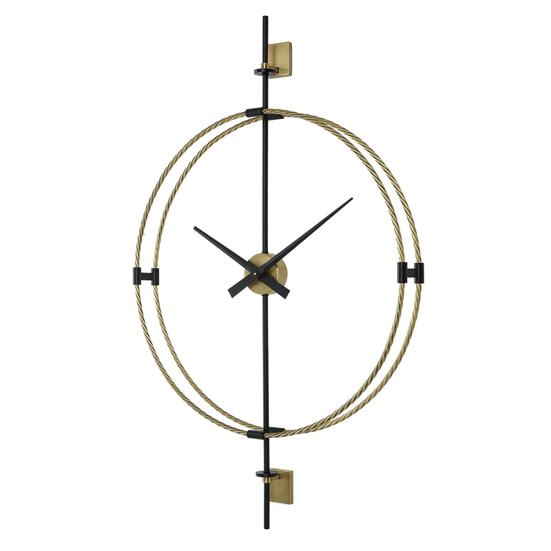 Time Flies Wall Clock