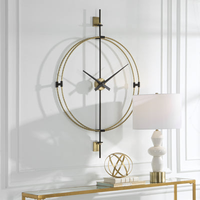 Time Flies Wall Clock