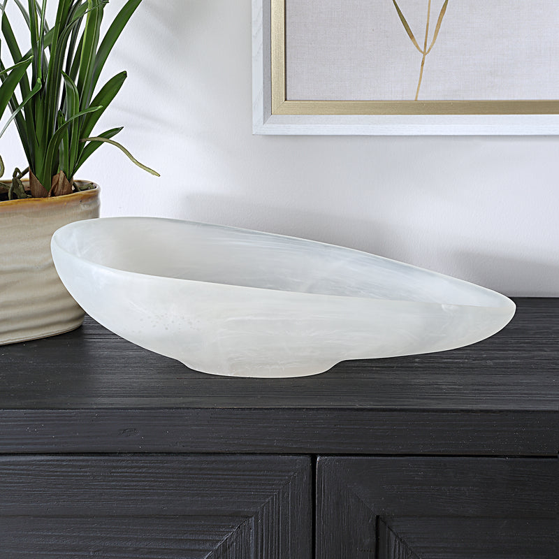 Uttermost Marchena White Bowl