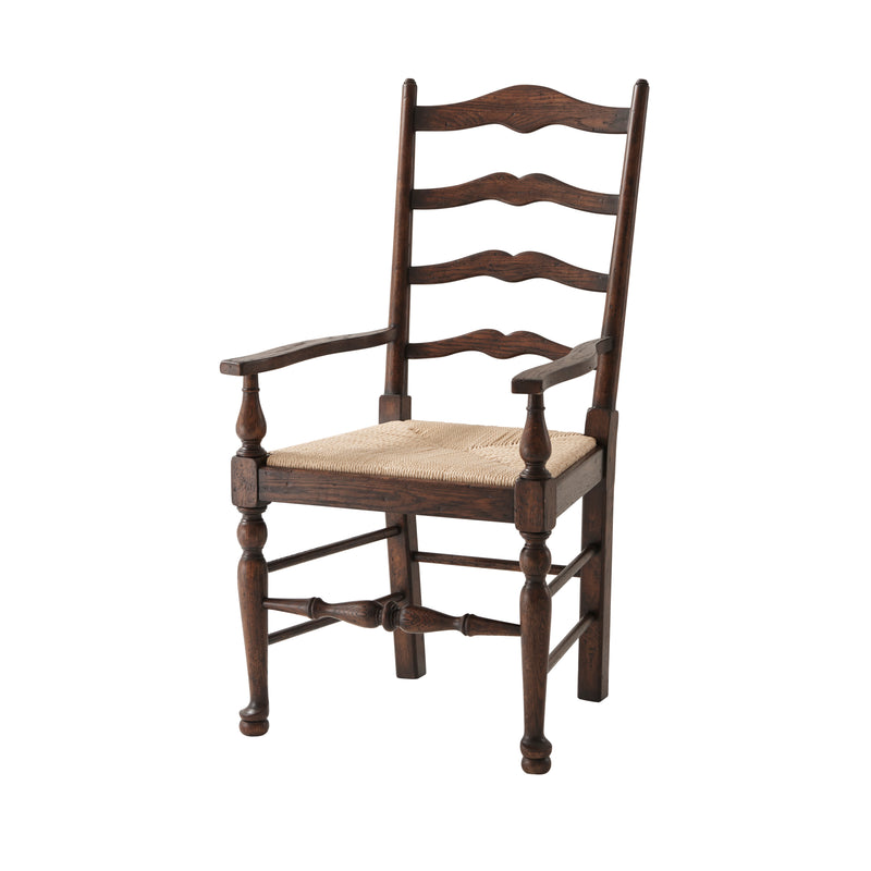 Althorp - Victory Oak - Victory Oak Ladderback Arm Chair