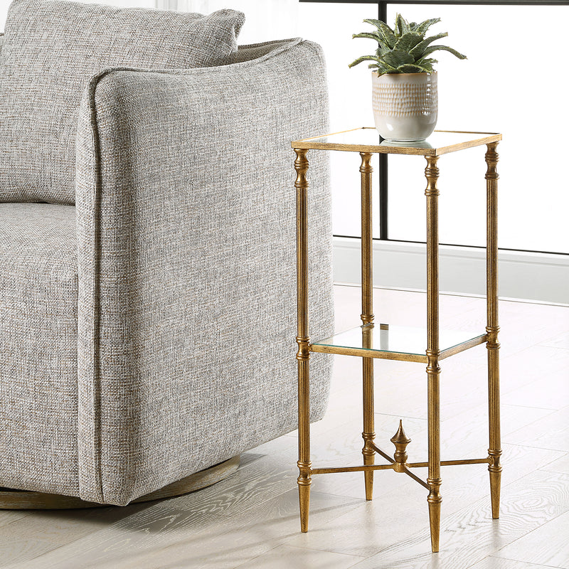 Henzler Small Square Accent Table - 25x25 cm