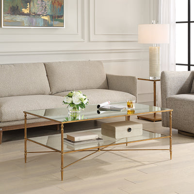 Henzler Small Rectangular Coffee Table - 48 x121 CM