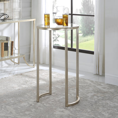 Silver Rhea Accent Table