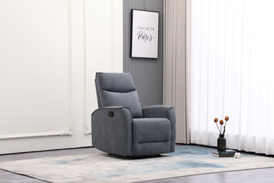 Nairobi Charcoal Manual Recliner