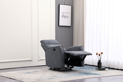 Nairobi Charcoal Manual Recliner