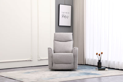 Nairobi Light Grey Manual Recliner