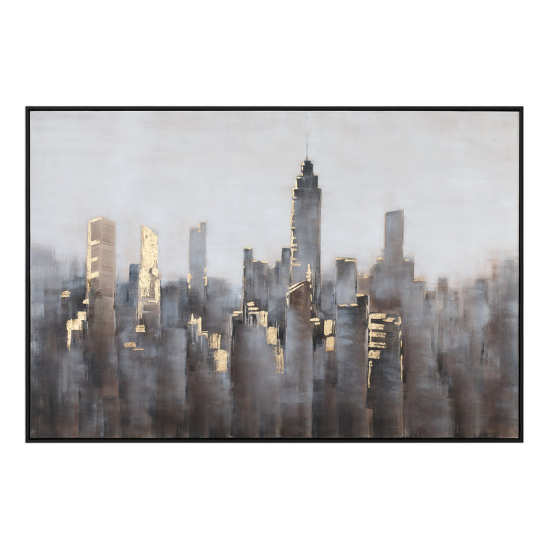 Skyline Hand Painted Canvas Hp