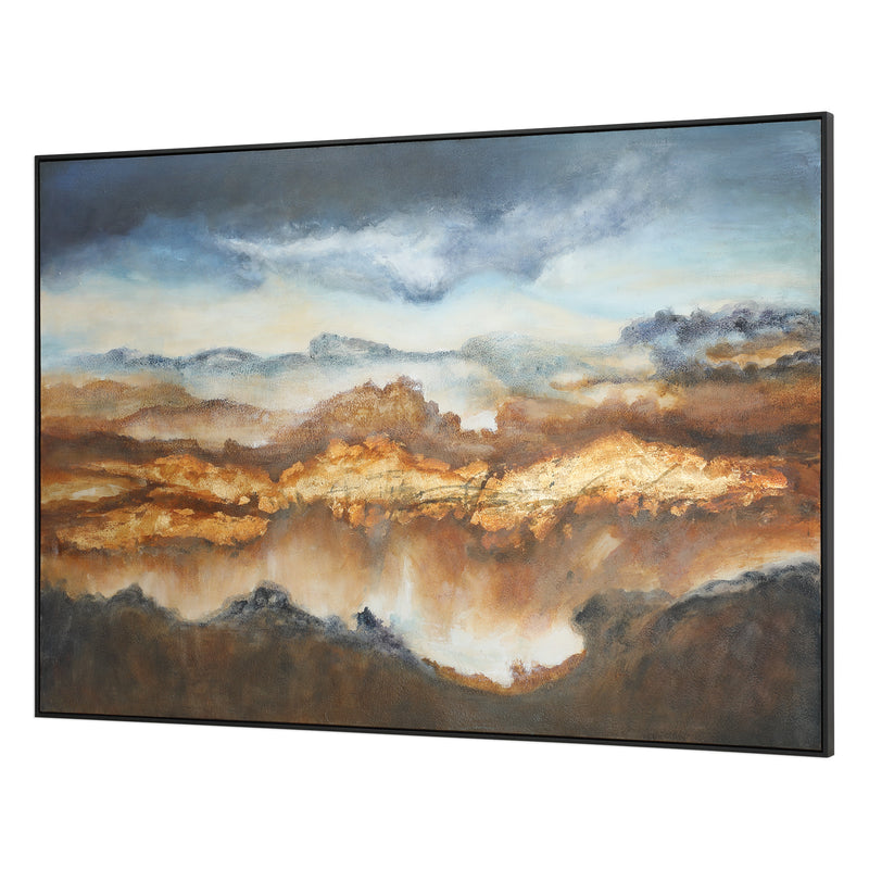 Valley Of Light Hand Painted Canvas