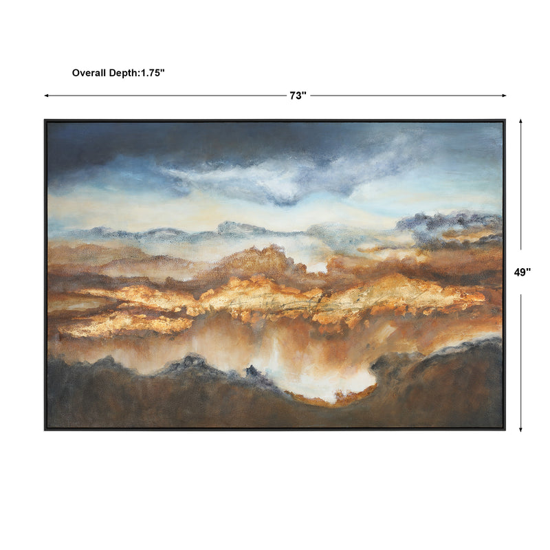 Valley Of Light Hand Painted Canvas