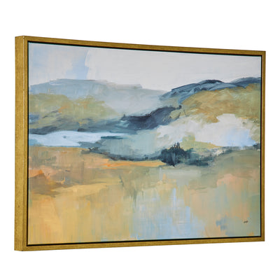 Folded Hills Framed Canvas