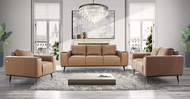 Alberta Half Leather Sofa