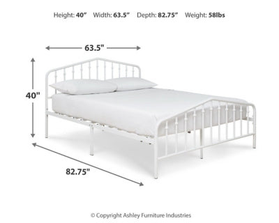 Trentlore Queen Metal Bed