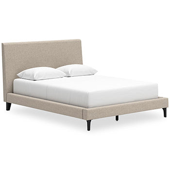 Cielden Queen Upholstered Bed with Roll Slats