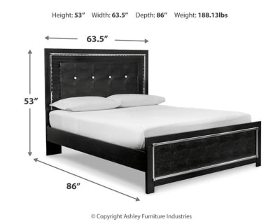 Kaydel l- Queen Upholstered Panel Bed