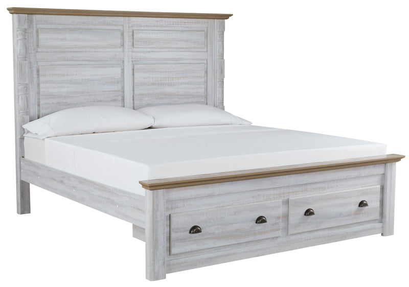 Haven Bay Queen Panel Storage Bed