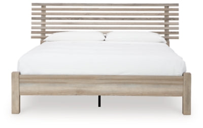 Hasbrick - Queen Slat Panel Bed