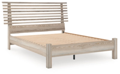 Hasbrick - Queen Slat Panel Bed