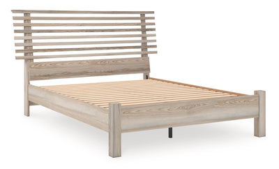 Hasbrick Queen Slat Panel Bed