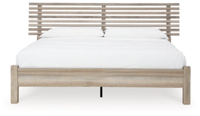 Hasbrick - King Slat Panel Bed