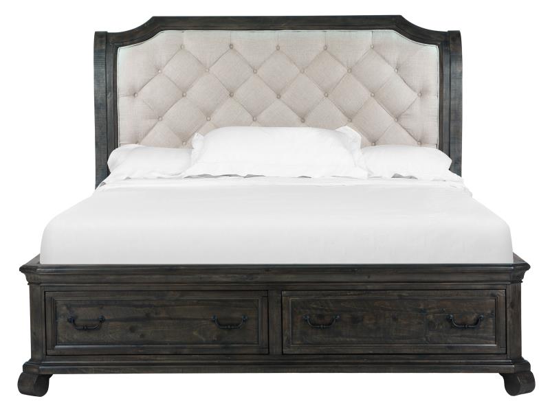 Bellamy - Complete Queen Sleigh Storage Bed