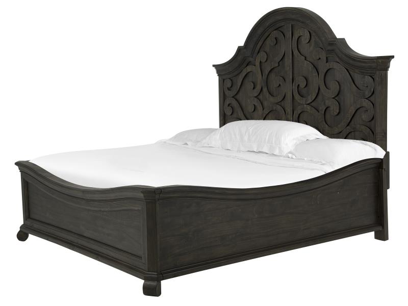 Bellamy - Complete King Shaped Panel Bed