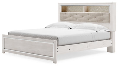 Altyra King Panel Bookcase Bed1