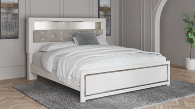 Altyra King Panel Bookcase Bed1