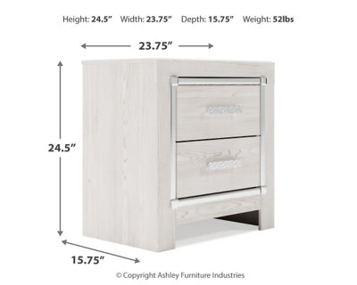 B2640-92 Two Drawer Night Stand