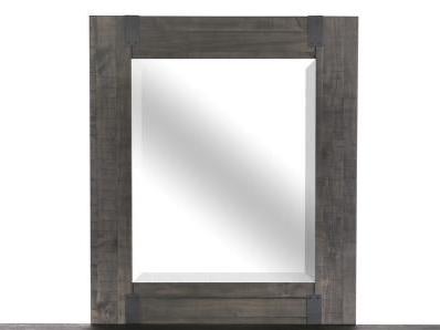 Wood Portrait Mirror - B3804-42