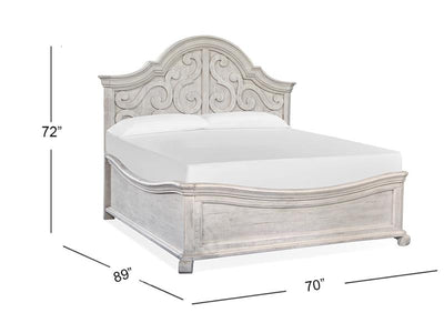 Bronwyn - Complete Queen Shaped Panel Bed