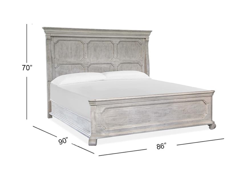 Bronwyn - Complete King Panel Bed