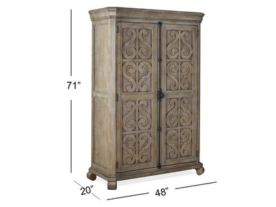 Wood Door Chest - B4646-13