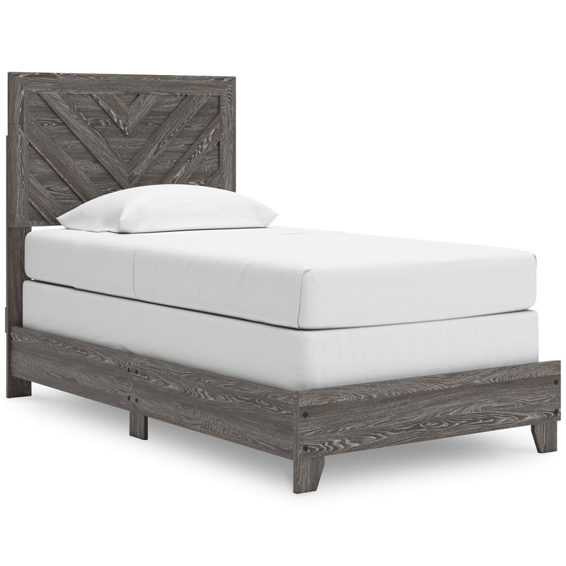 Sylveri Twin Chevron Panel Bed