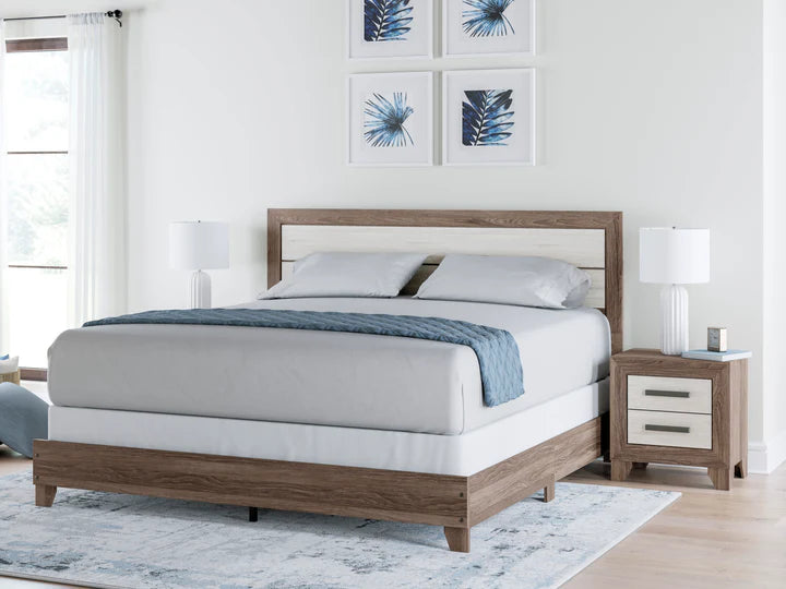 Sharnari King Panel Bedroom with Free Mattress