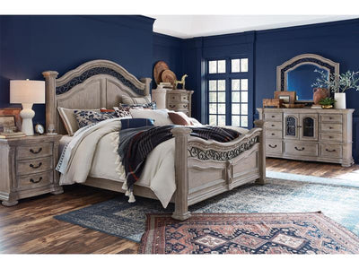 Marisol - Complete Queen Sleigh Upholstered Bed