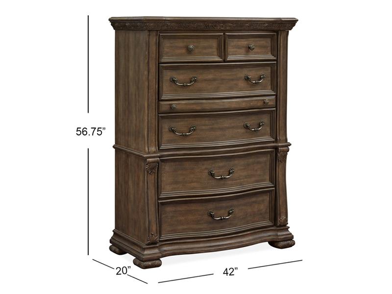 Wood Drawer Chest - B5133-10