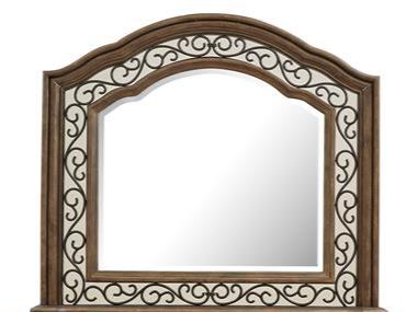 Wood Shaped Mirror - B5133-45