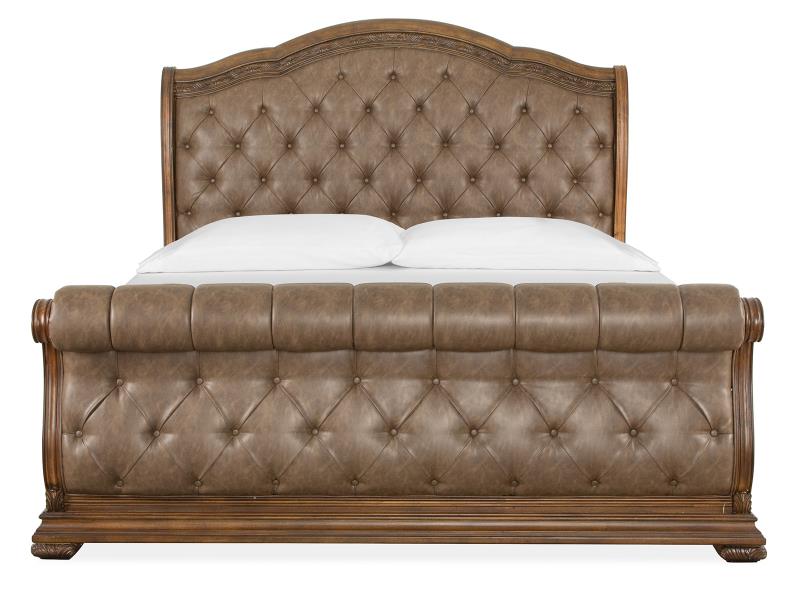 Durango - Complete King Sleigh Upholstered Bed