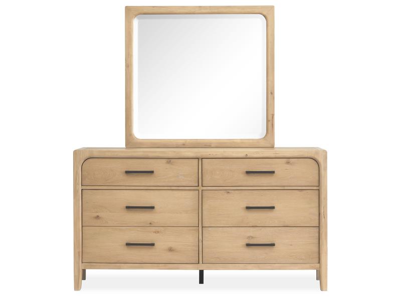 Wood Double Drawer Dresser