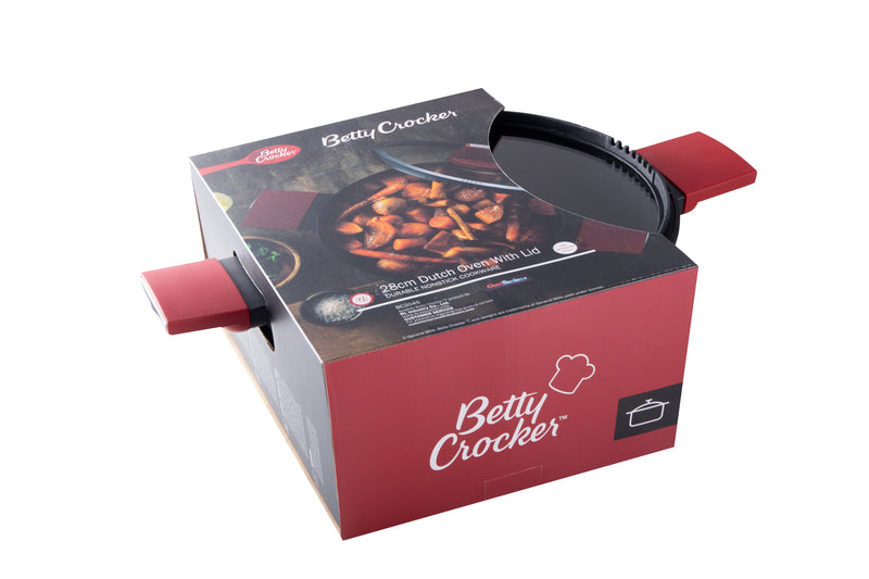 Betty Crocker Forged Aluminum Casserole & Lid (20CM-Thickness 2.8MM)