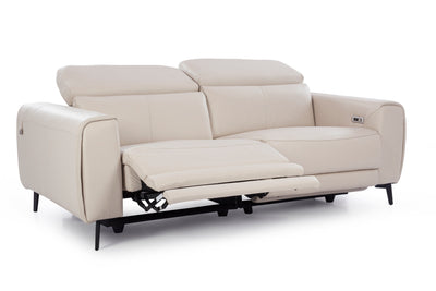 Blacksburgh Half Leather 3 Seater Motion