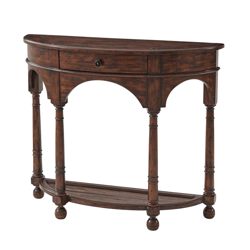 Castle Bromwich - The Bowfront Country Console Table