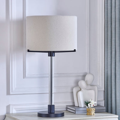 Matt Black Retro Table Lamp