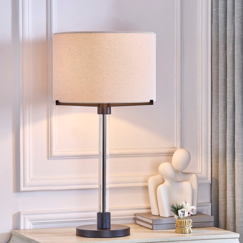 Matt Black Retro Table Lamp