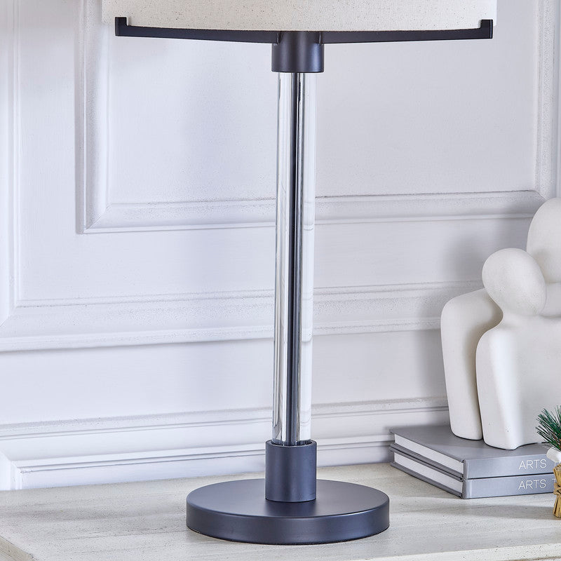 Matt Black Retro Table Lamp