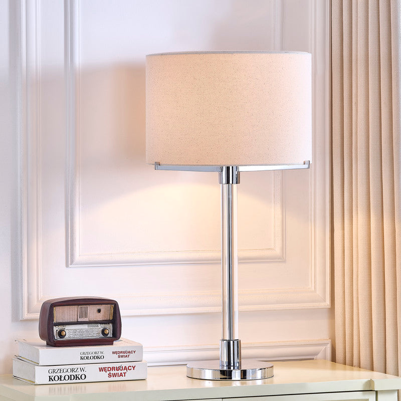 Silver Retro Table Lamp