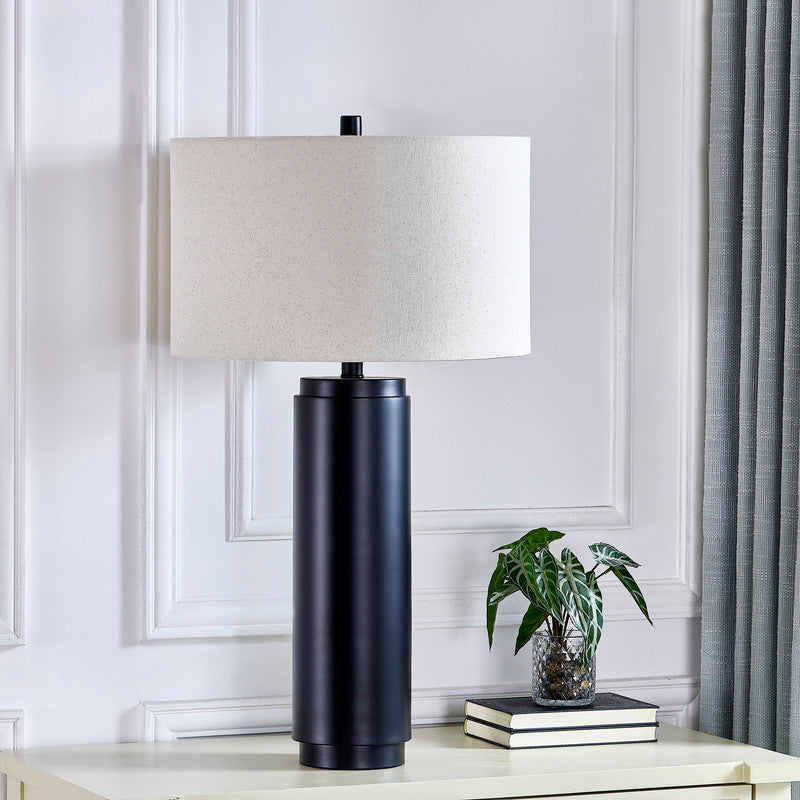 Lumar Matt Black Table Lamp